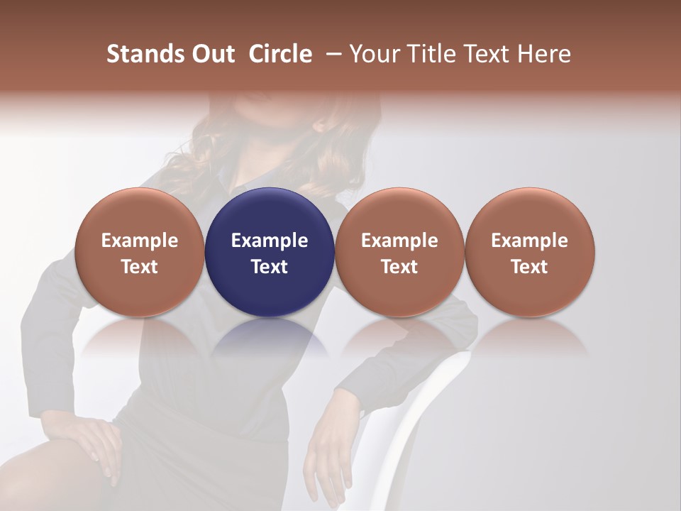 Smiling Happy Isolated PowerPoint Template