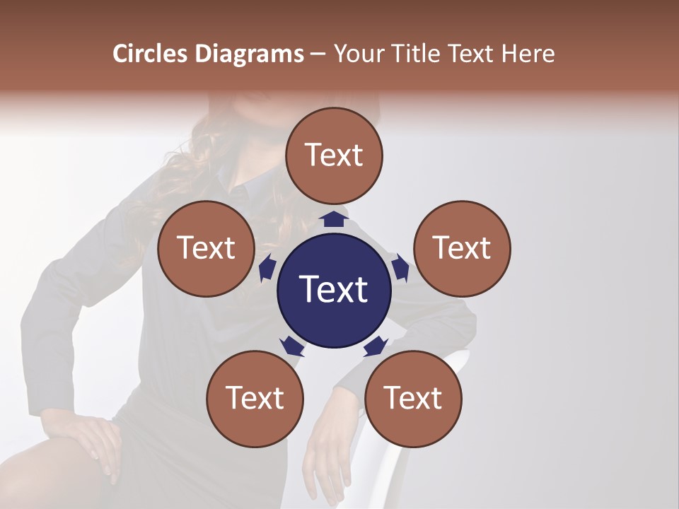 Smiling Happy Isolated PowerPoint Template