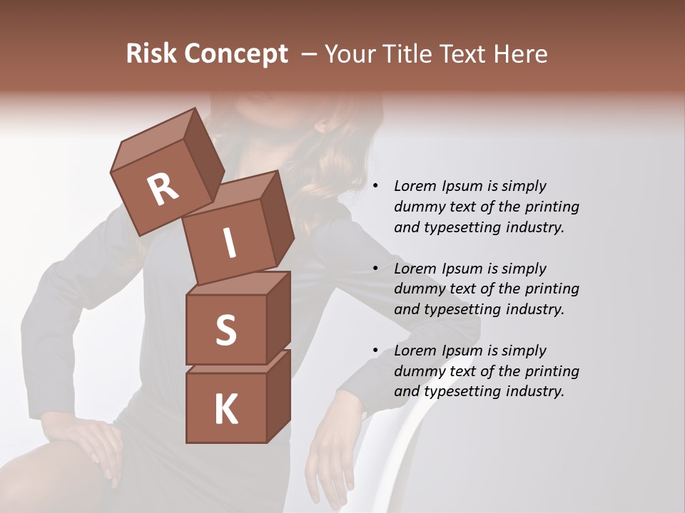 Smiling Happy Isolated PowerPoint Template