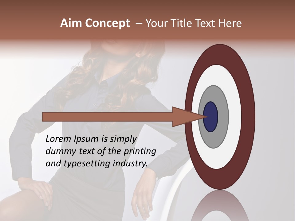 Smiling Happy Isolated PowerPoint Template