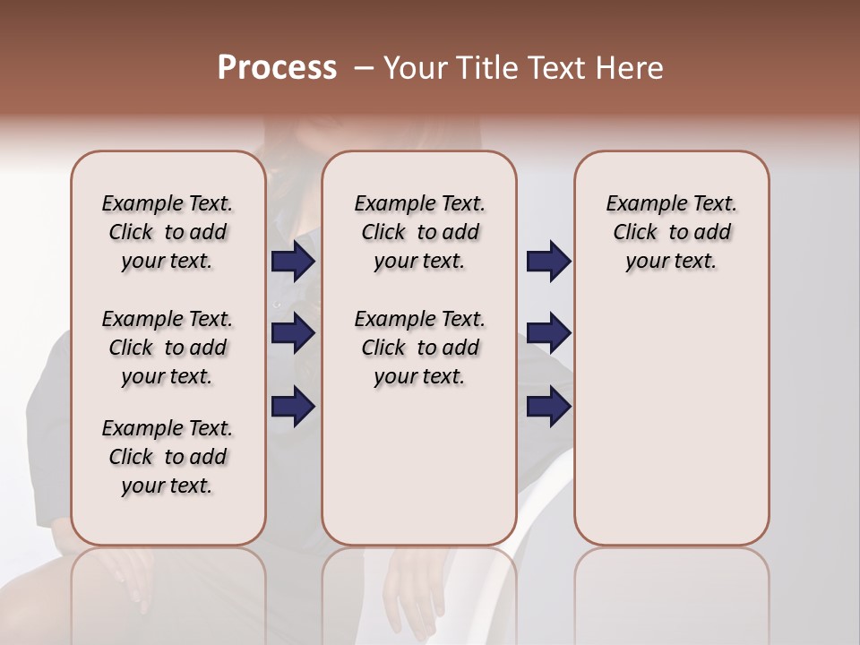 Smiling Happy Isolated PowerPoint Template