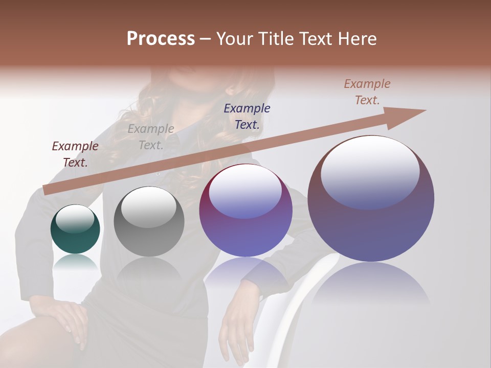 Smiling Happy Isolated PowerPoint Template