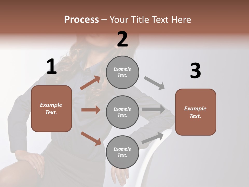 Smiling Happy Isolated PowerPoint Template