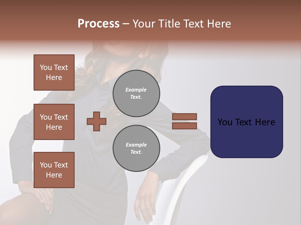 Smiling Happy Isolated PowerPoint Template