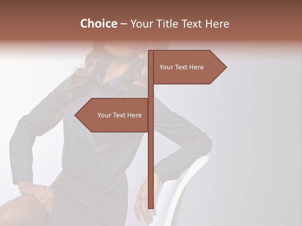 Smiling Happy Isolated PowerPoint Template