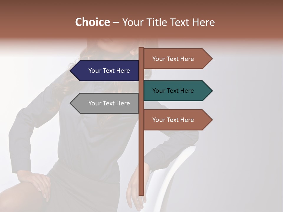 Smiling Happy Isolated PowerPoint Template
