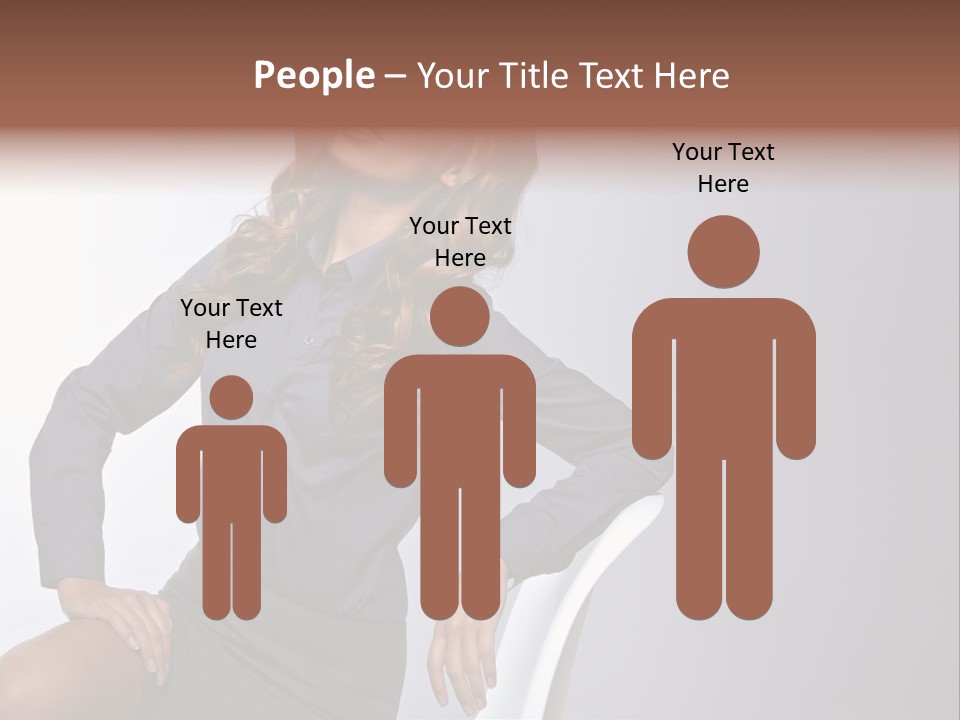 Smiling Happy Isolated PowerPoint Template