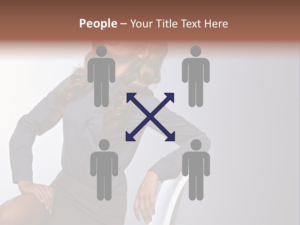 Smiling Happy Isolated PowerPoint Template