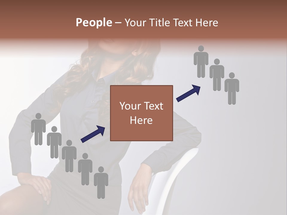 Smiling Happy Isolated PowerPoint Template