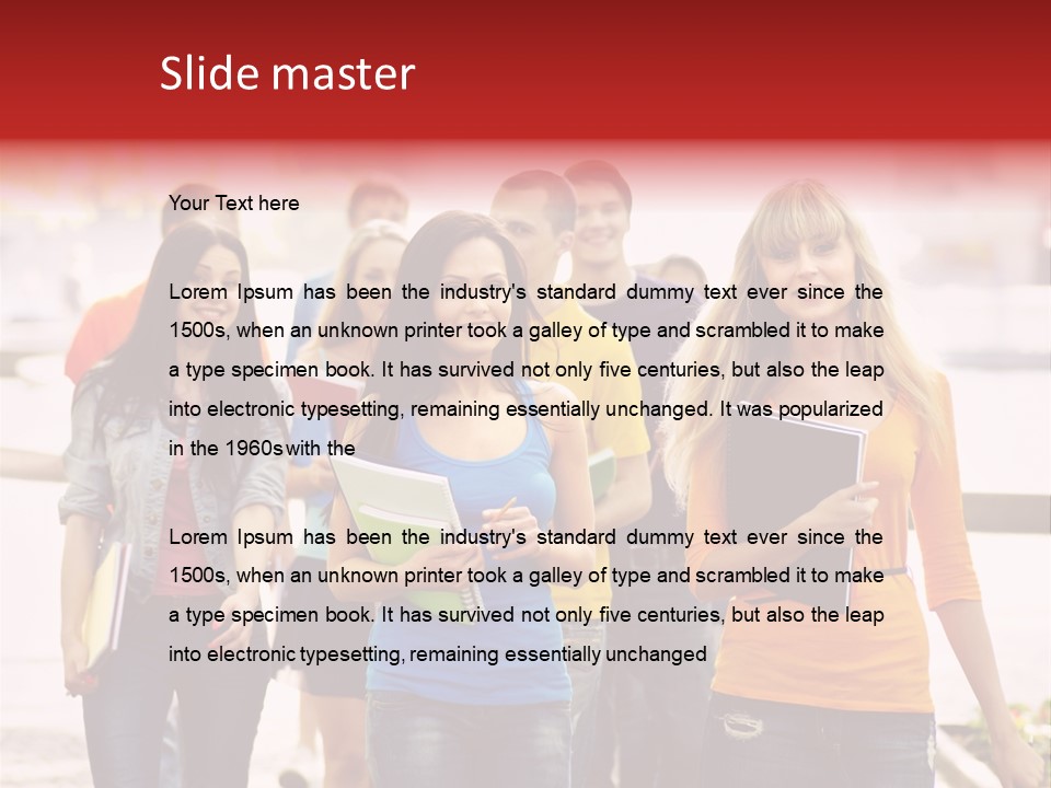 Book Together People PowerPoint Template