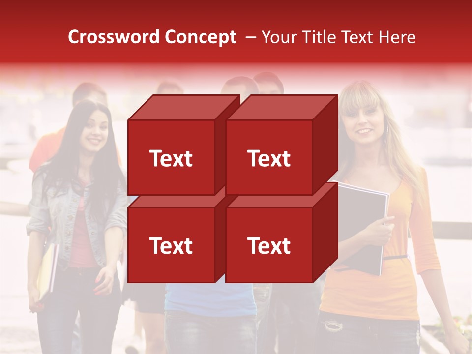 Book Together People PowerPoint Template