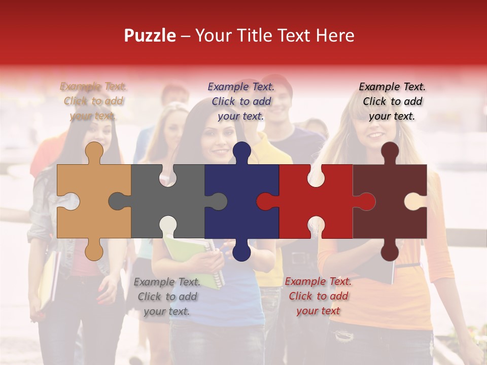 Book Together People PowerPoint Template