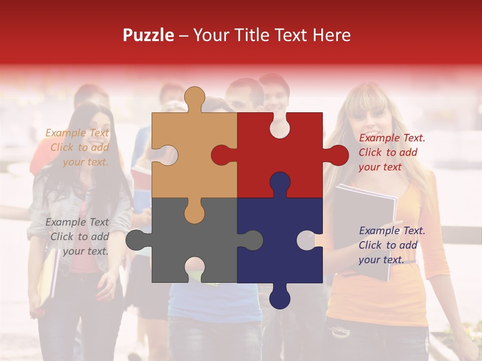 Book Together People PowerPoint Template