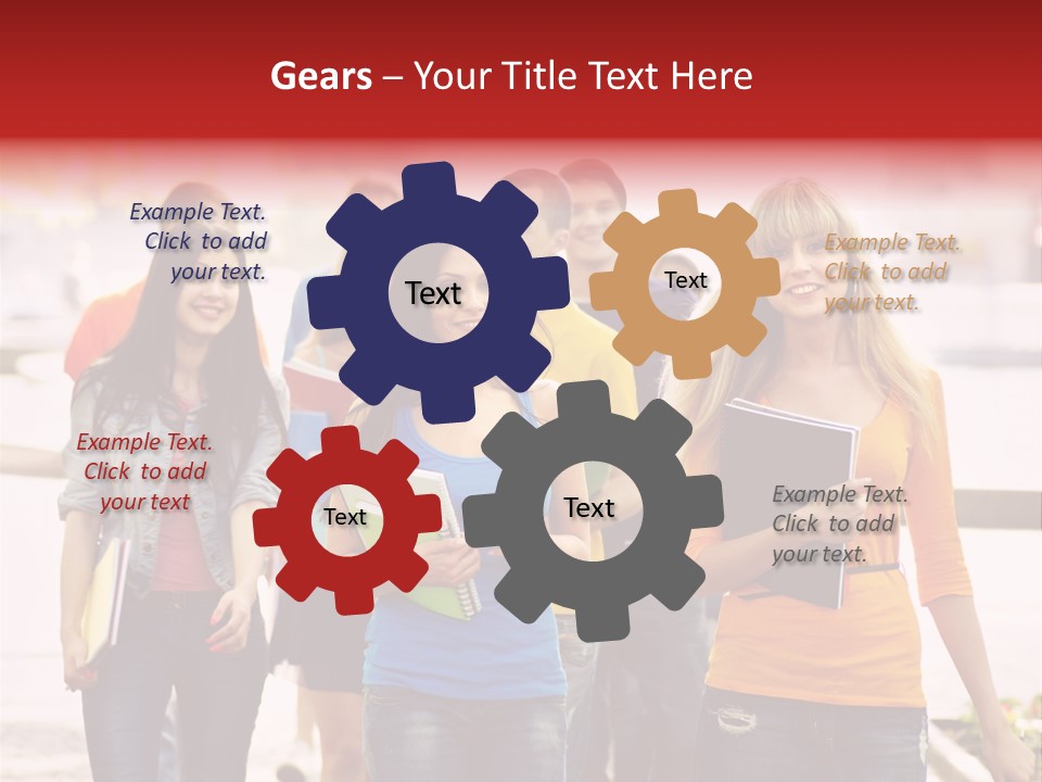 Book Together People PowerPoint Template