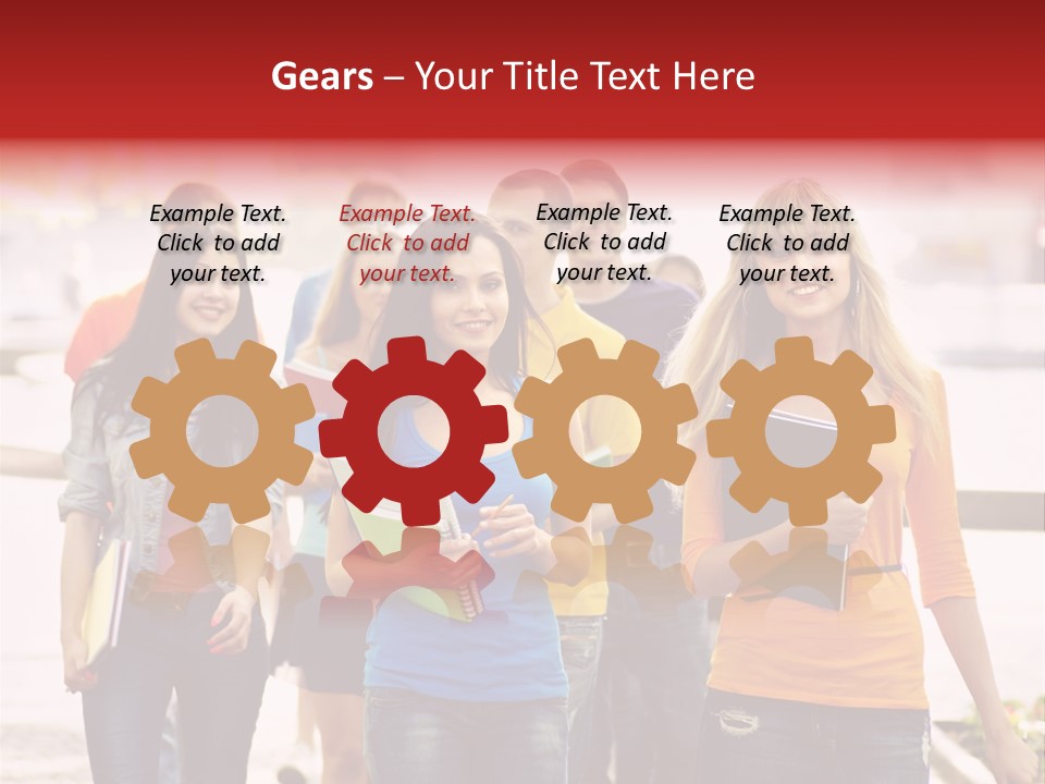 Book Together People PowerPoint Template