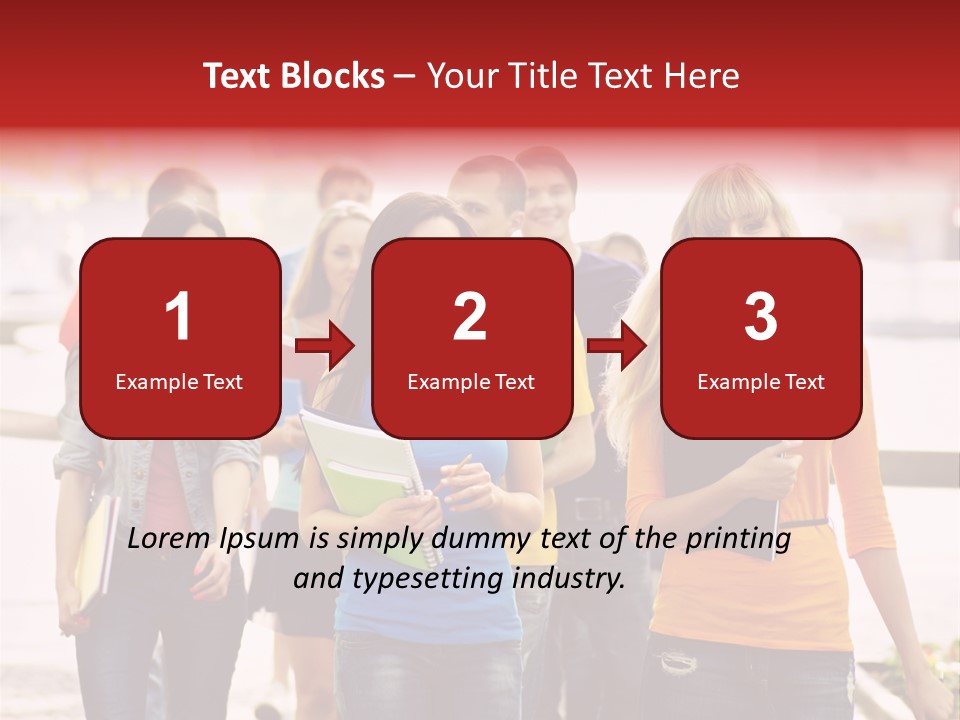 Book Together People PowerPoint Template