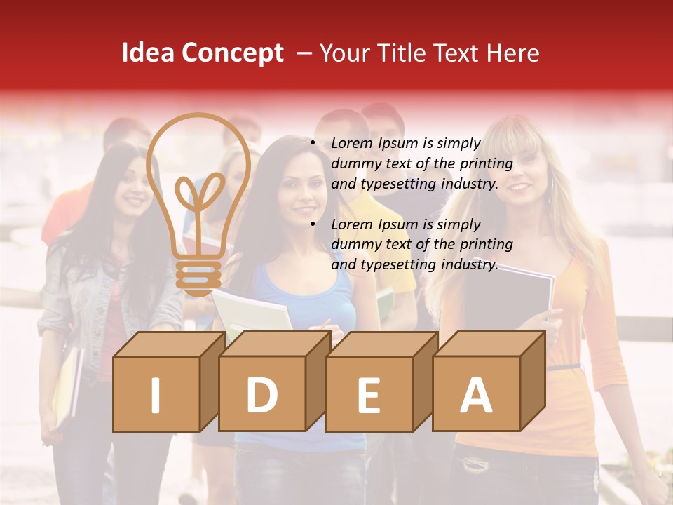 Book Together People PowerPoint Template