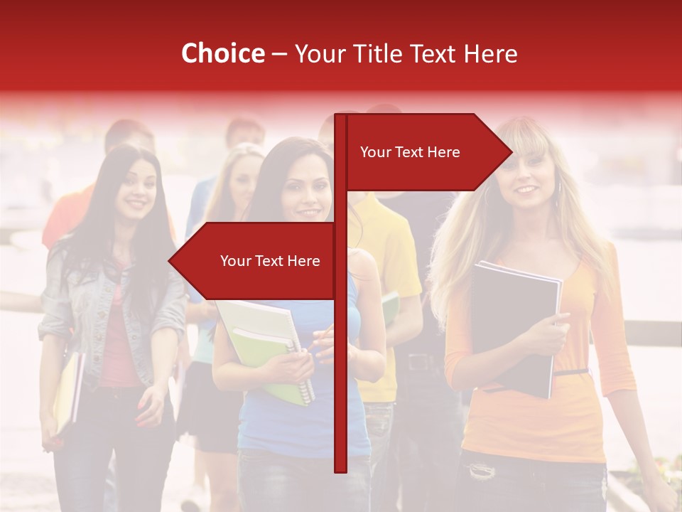 Book Together People PowerPoint Template