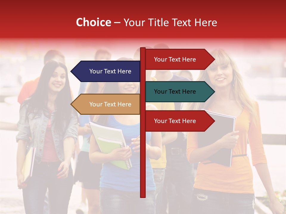 Book Together People PowerPoint Template