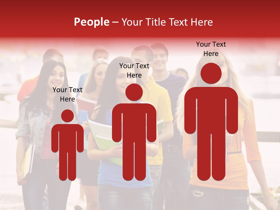 Book Together People PowerPoint Template