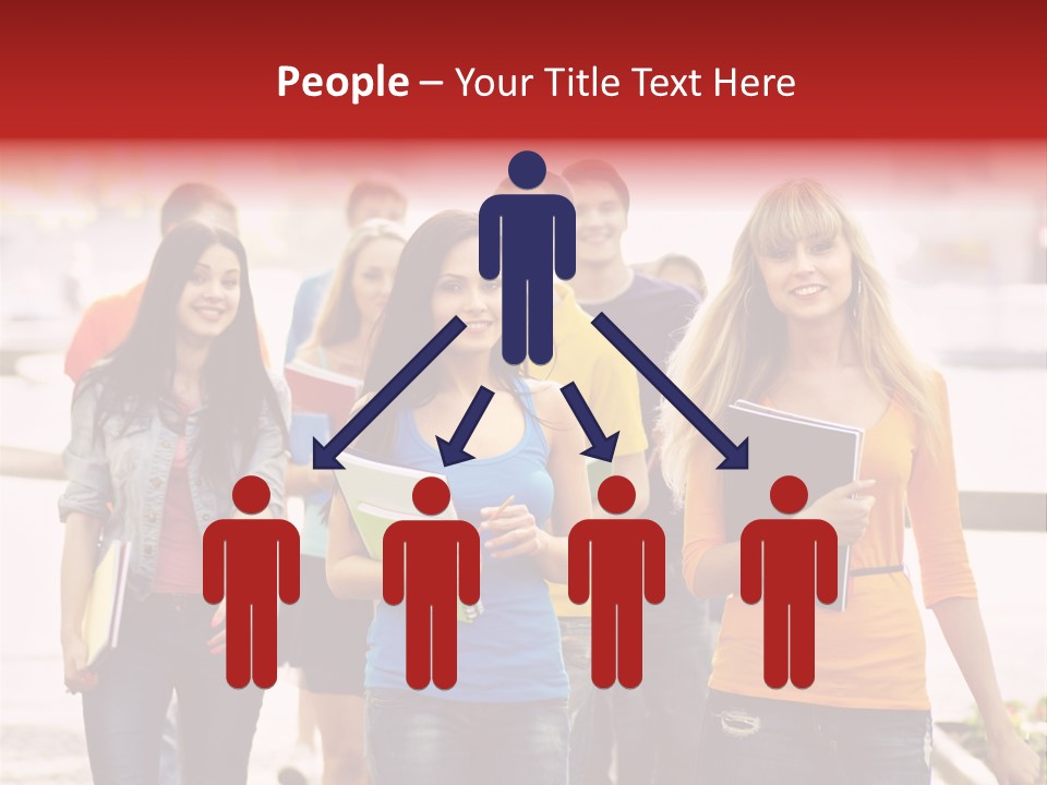 Book Together People PowerPoint Template