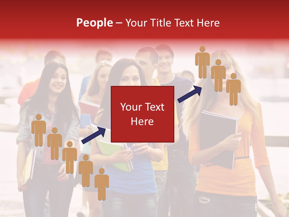 Book Together People PowerPoint Template