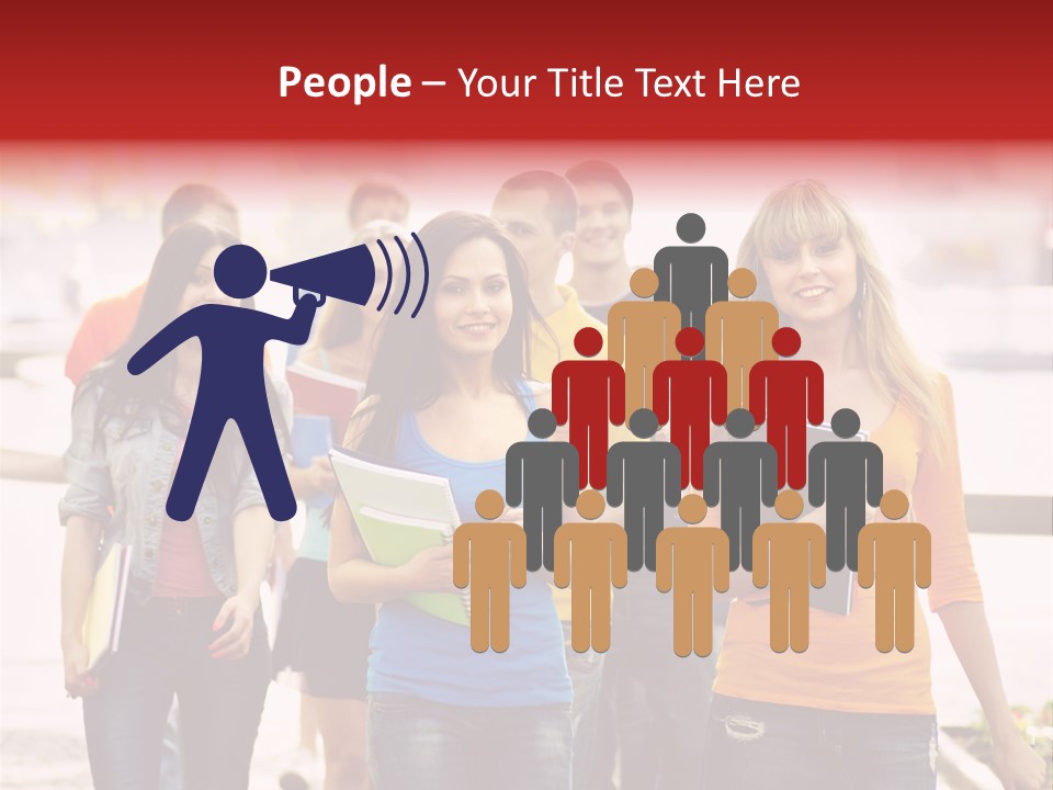 Book Together People PowerPoint Template