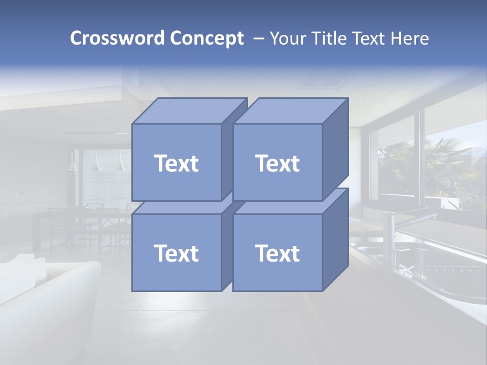 Furniture Design House PowerPoint Template