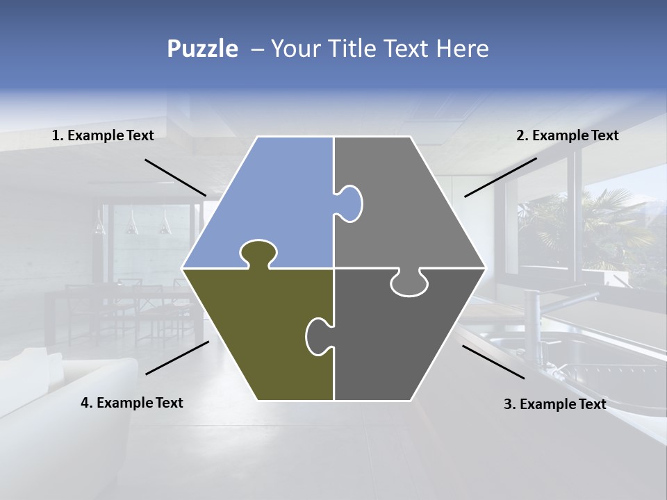 Furniture Design House PowerPoint Template