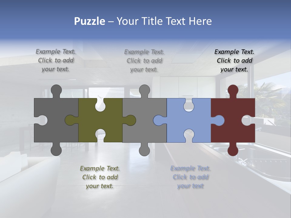 Furniture Design House PowerPoint Template