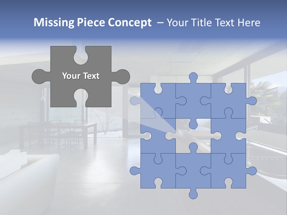 Furniture Design House PowerPoint Template