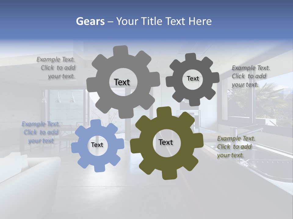 Furniture Design House PowerPoint Template