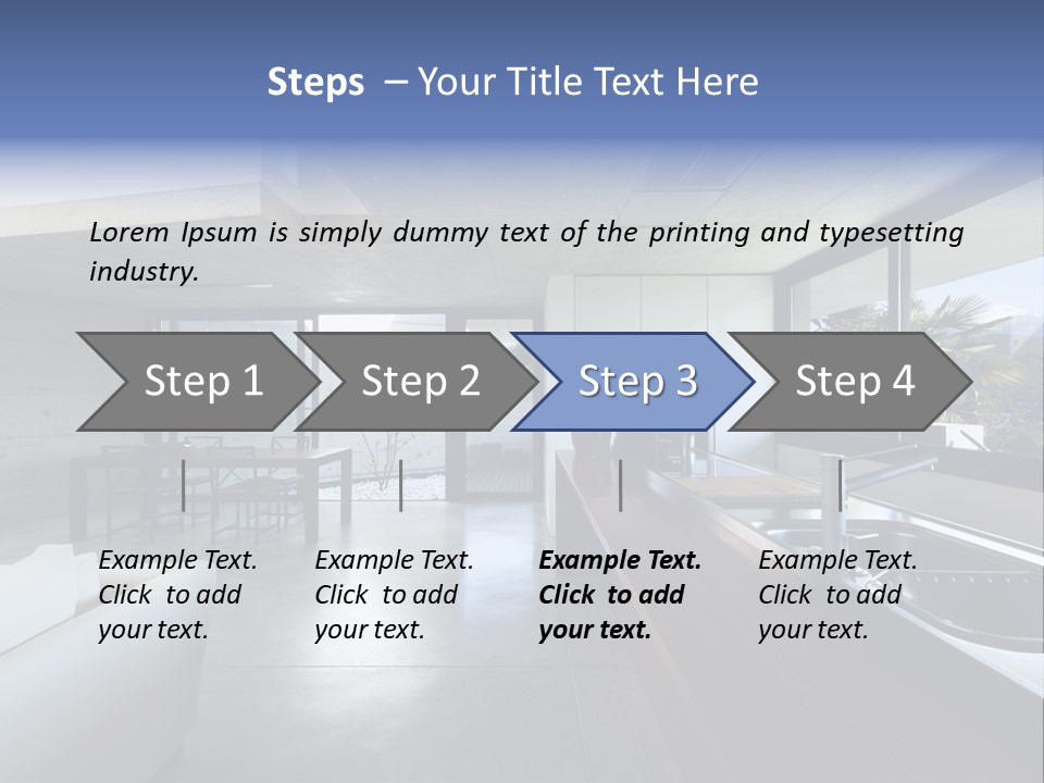 Furniture Design House PowerPoint Template