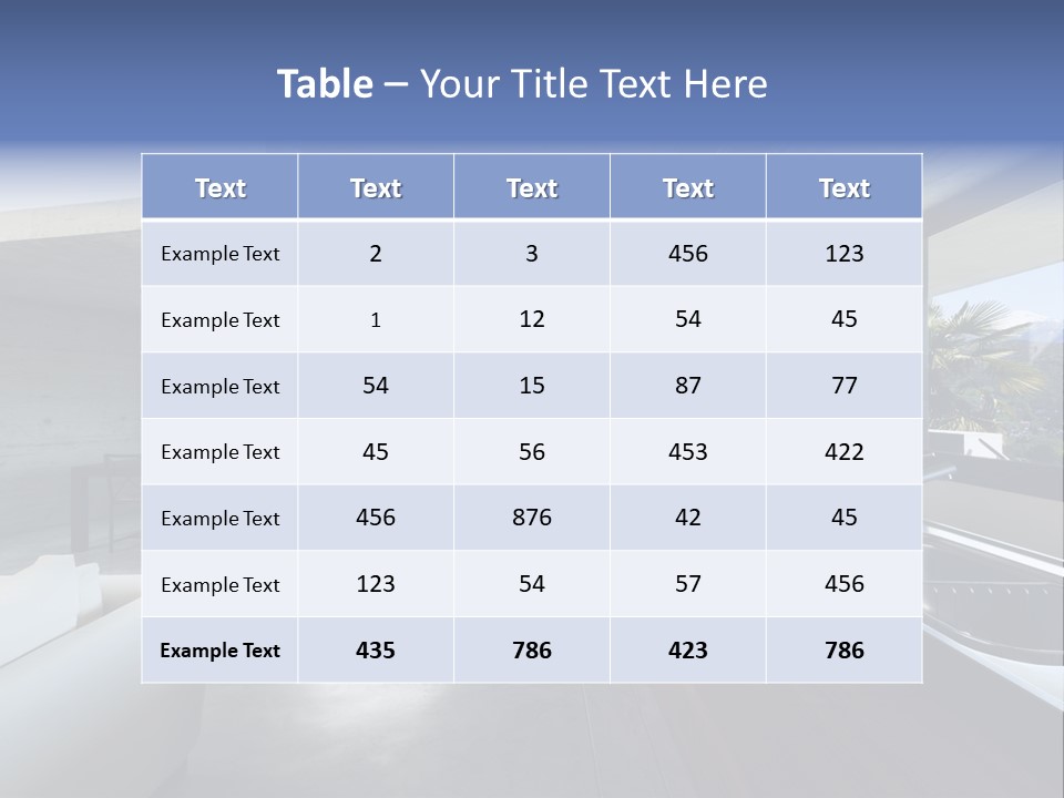 Furniture Design House PowerPoint Template