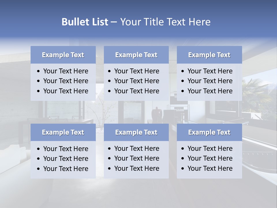 Furniture Design House PowerPoint Template