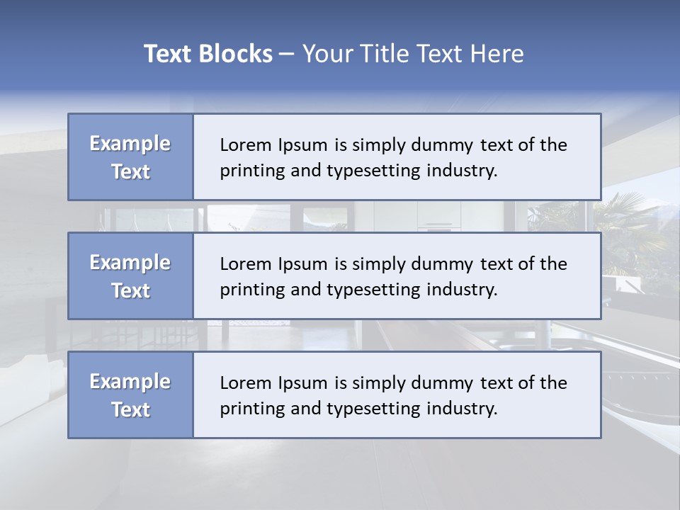 Furniture Design House PowerPoint Template