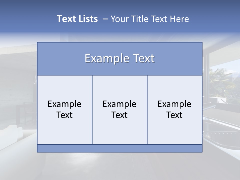 Furniture Design House PowerPoint Template