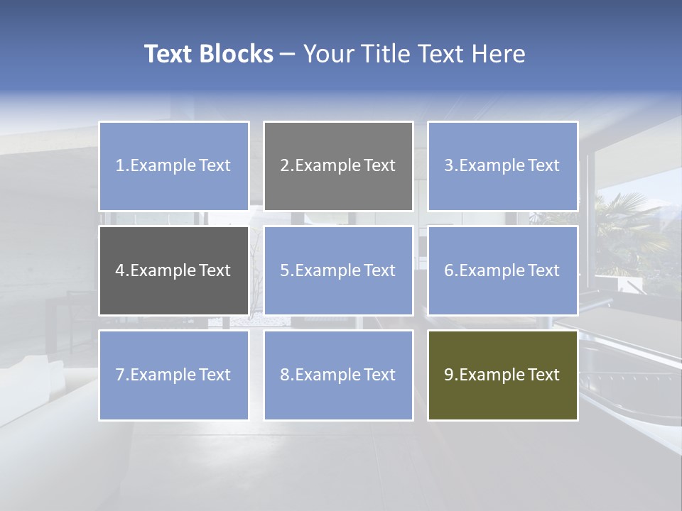 Furniture Design House PowerPoint Template