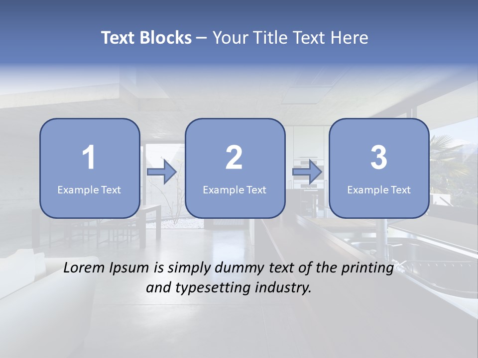 Furniture Design House PowerPoint Template