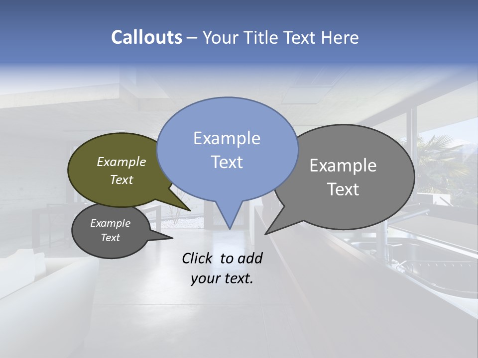 Furniture Design House PowerPoint Template