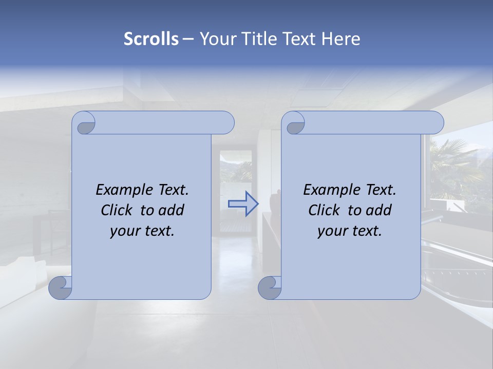 Furniture Design House PowerPoint Template