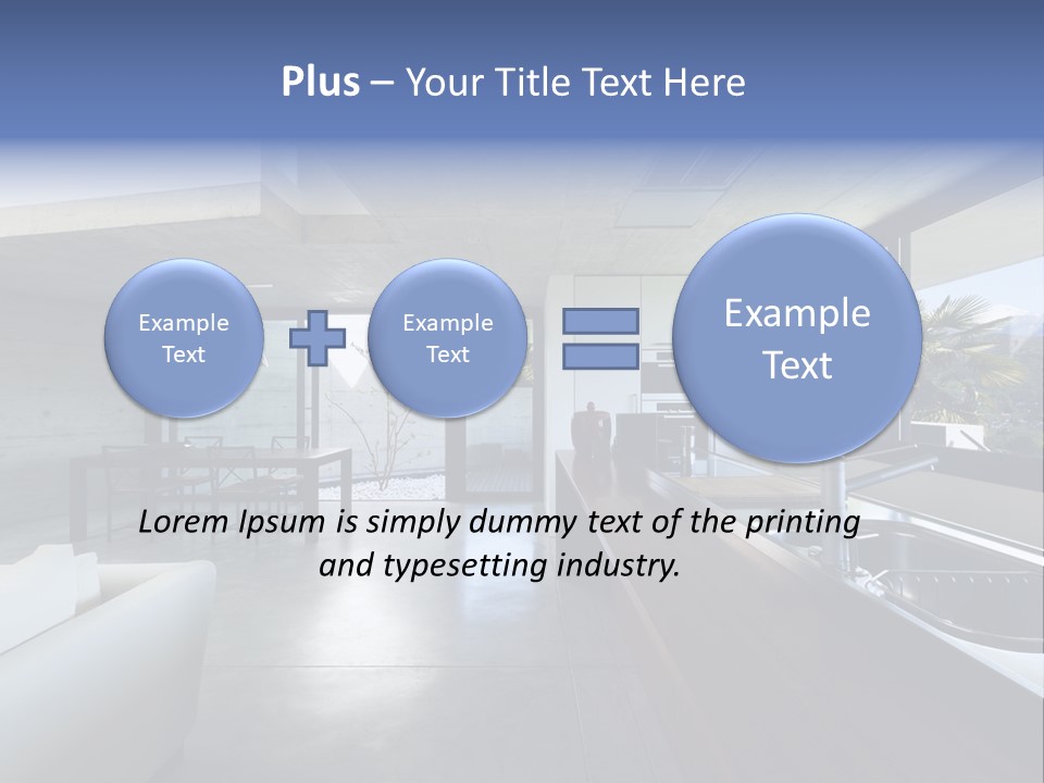 Furniture Design House PowerPoint Template