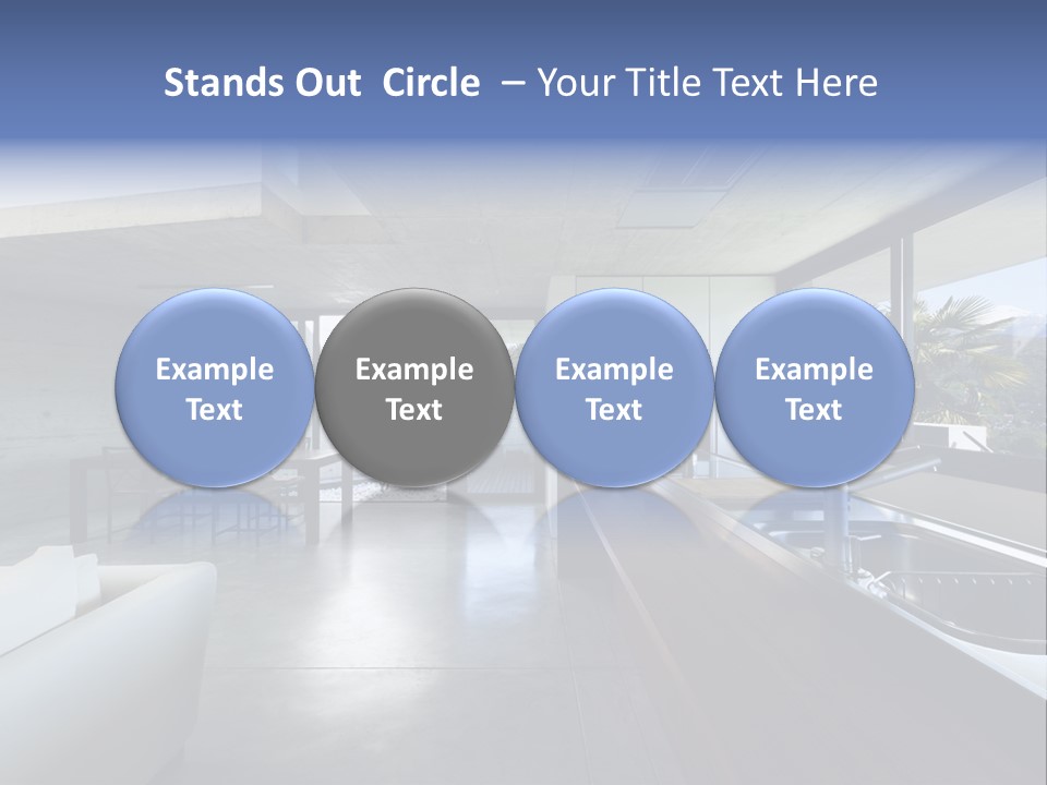 Furniture Design House PowerPoint Template