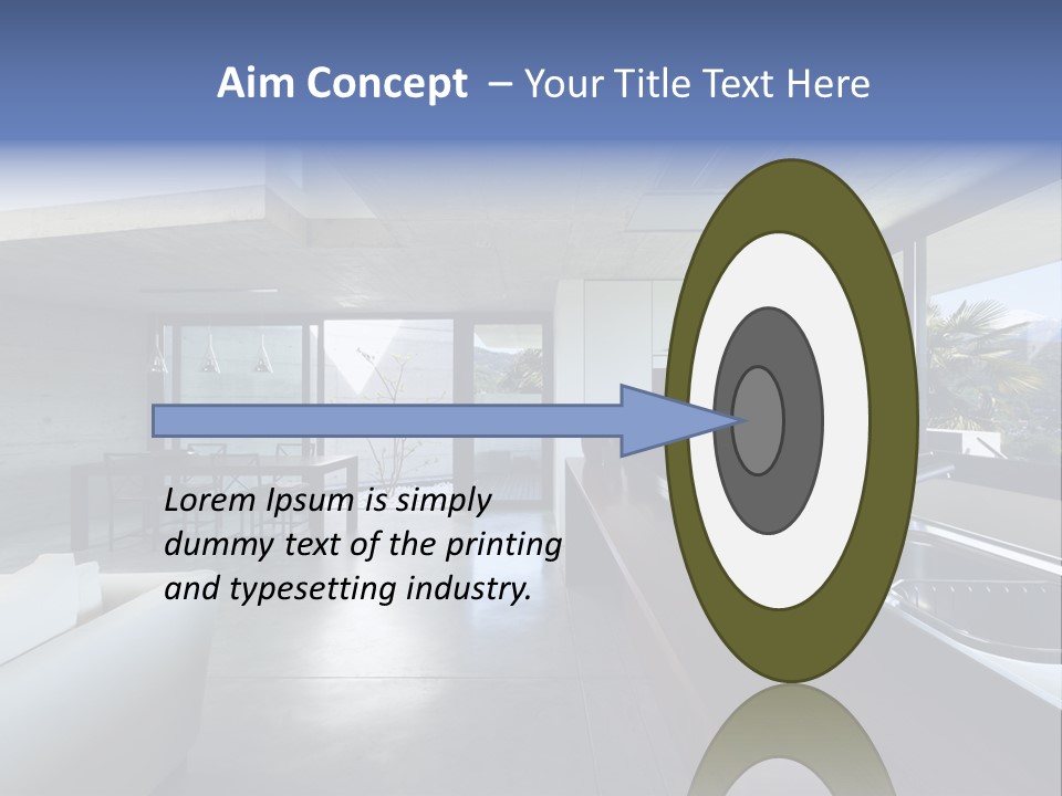 Furniture Design House PowerPoint Template