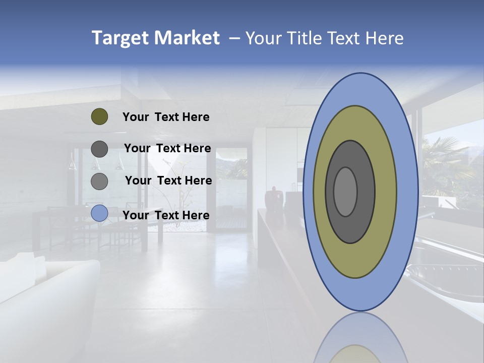 Furniture Design House PowerPoint Template