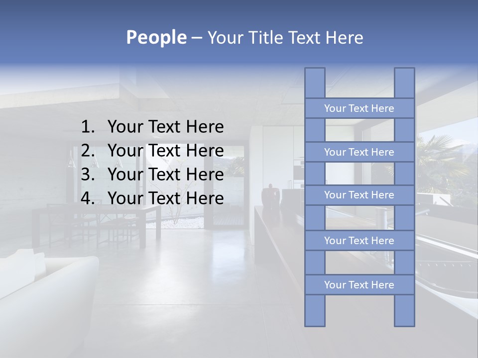 Furniture Design House PowerPoint Template
