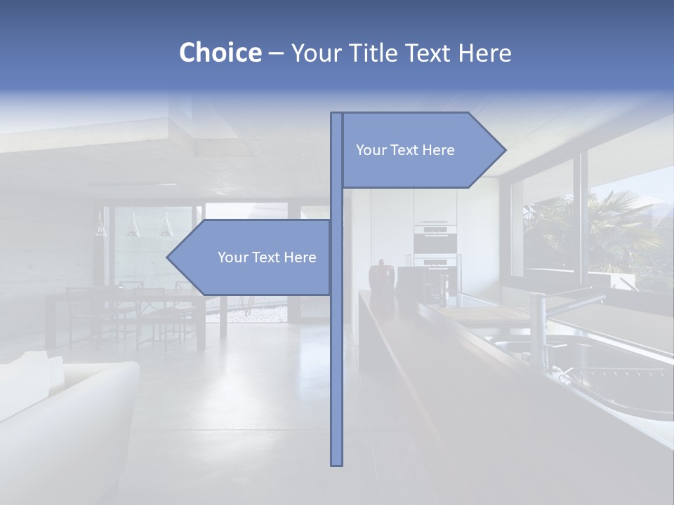 Furniture Design House PowerPoint Template