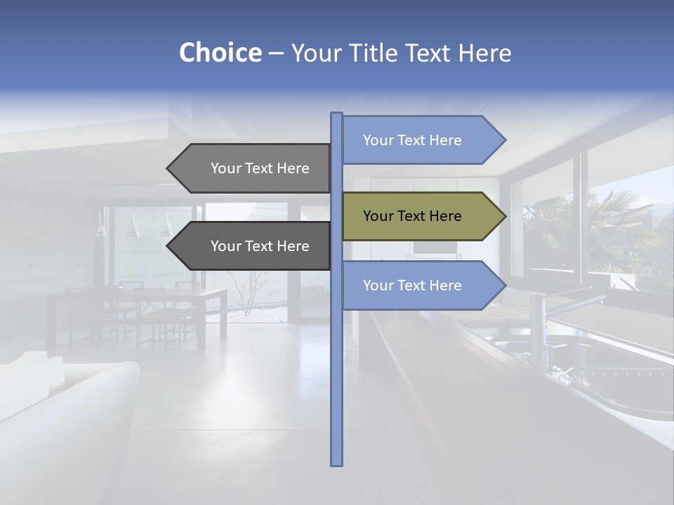Furniture Design House PowerPoint Template