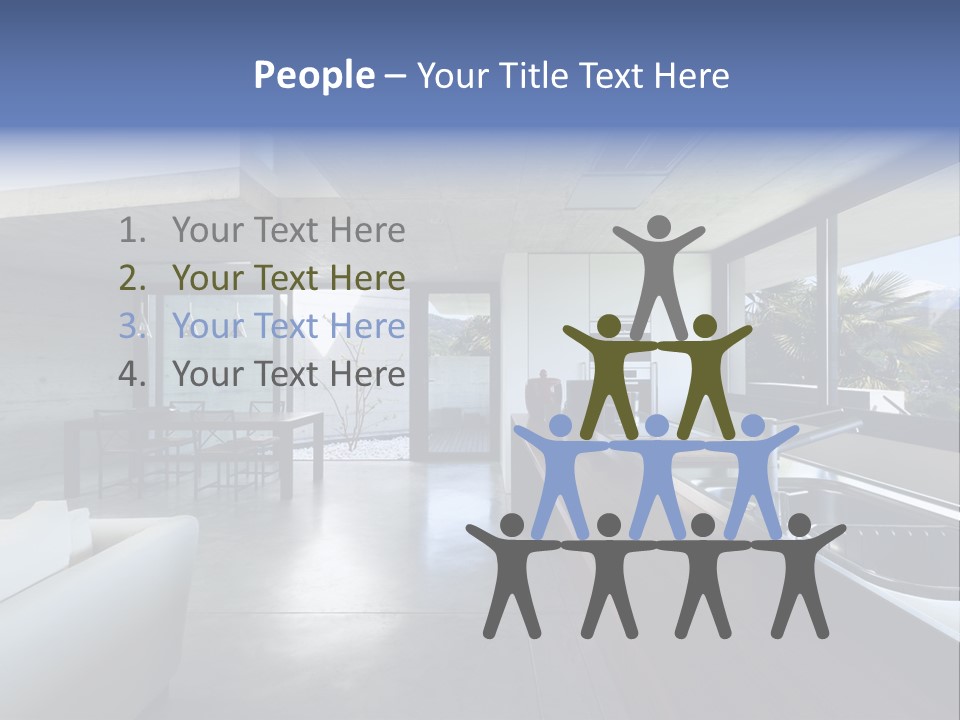 Furniture Design House PowerPoint Template