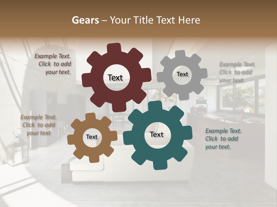 Sunny Large Interior PowerPoint Template